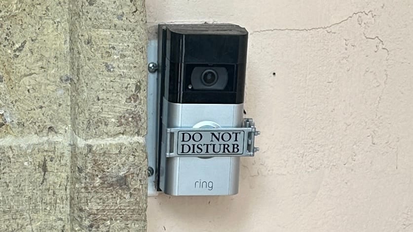 Ring Video Doorbell and Nap Guardian cover used as smart home tech for parents